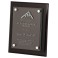 Black Piano Floating Glass Plaque