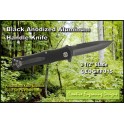 Knife - Black Anodized Aluminum Handle